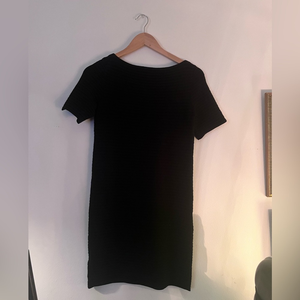 Gucci Black Ribbed Mini Dress
